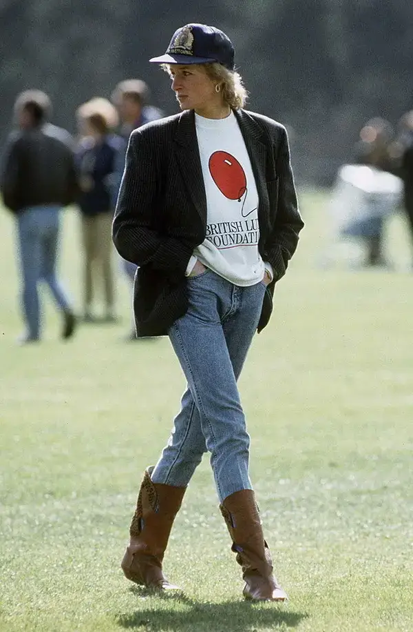 Princess Diana’s Casual Chic Look