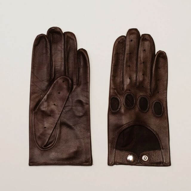 Brown driving gloves exact replica from the move Drive by Gasper Gloves