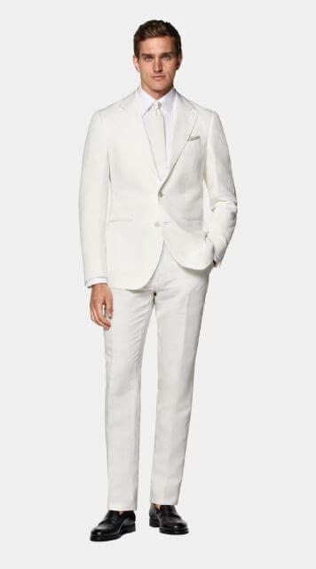 Off-white Tailored Havana Suit by SuitSupply